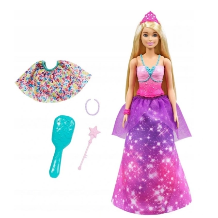 Lalka BARBIE Dreamtopia Syrenia Przemiana GTF9